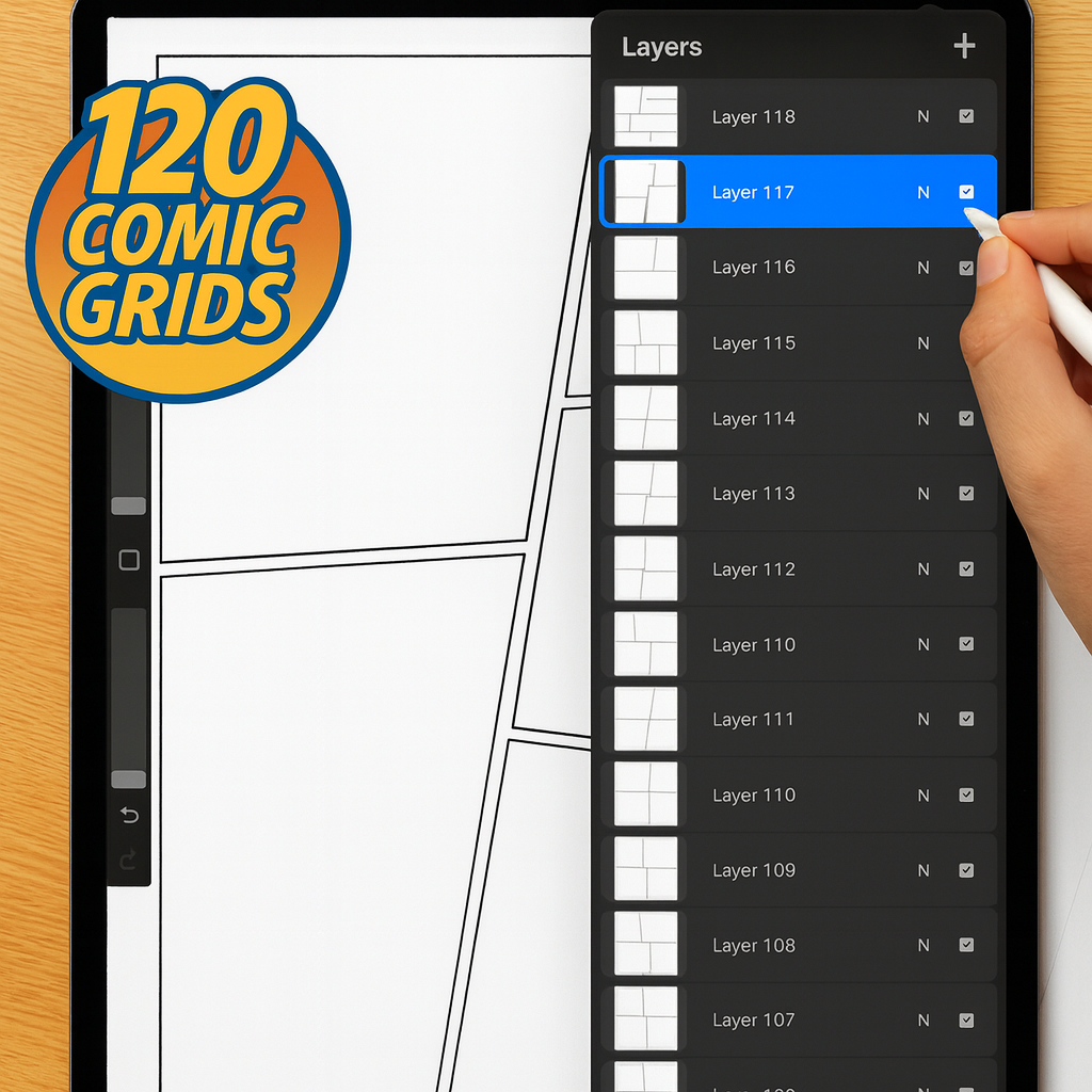 Procreate Comic Grids