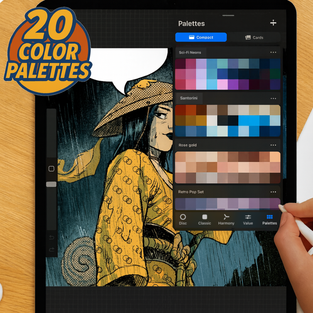 Procreate Comic Palettes