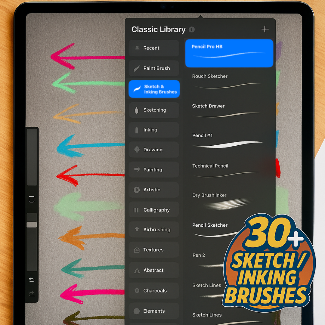 Procreate Sketch Brushes